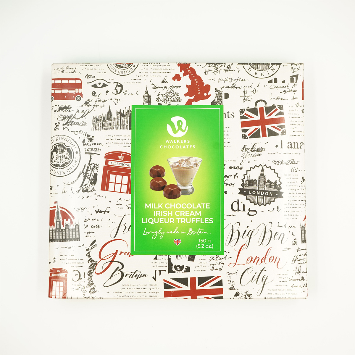 Walkers Chocolate Milk Chocolate Irish Cream Liqueur Truffles 150g