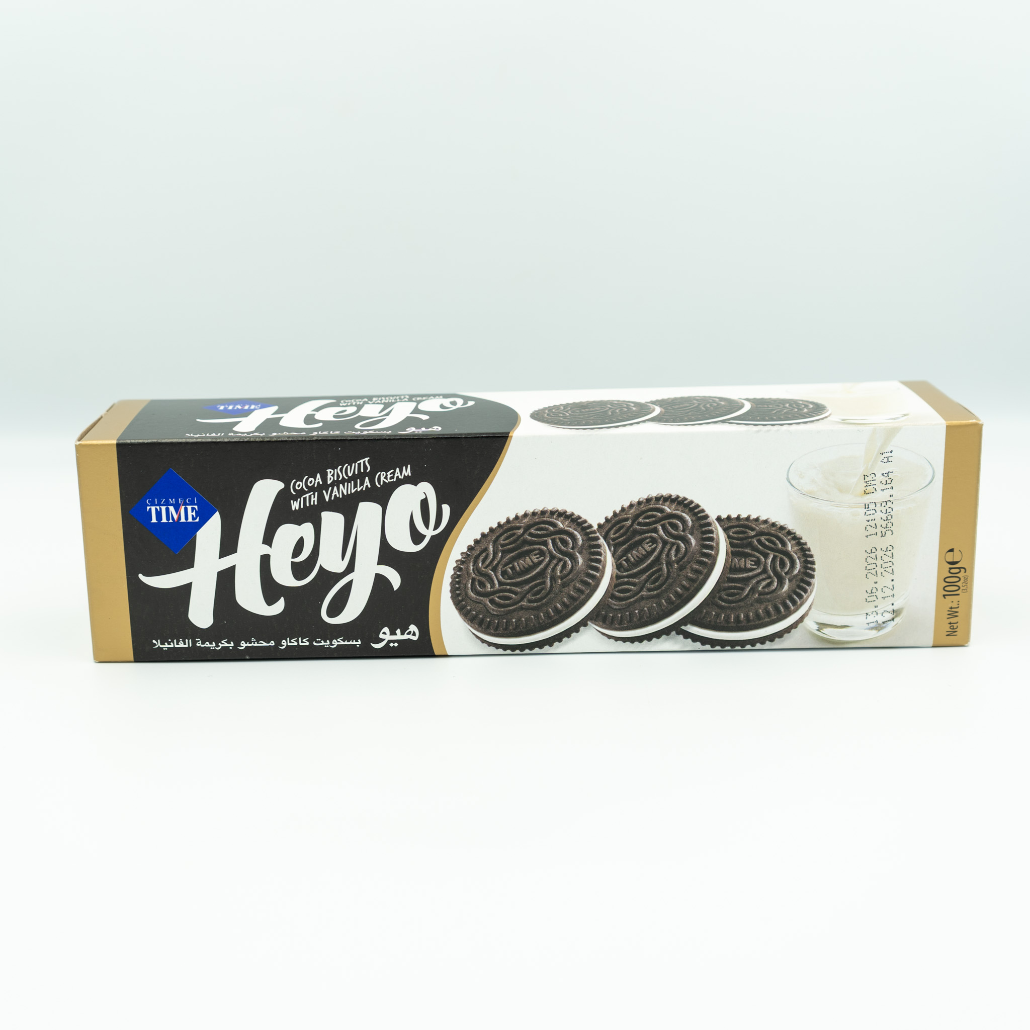 Heyo Cocoa Biscuits With Vanilla Cream 100g